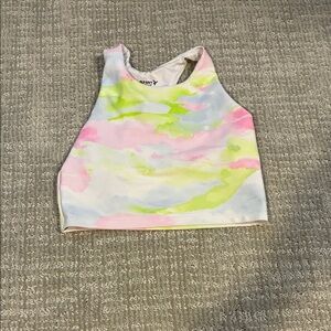 Old Navy Pastel Tie-Dye Crop Top